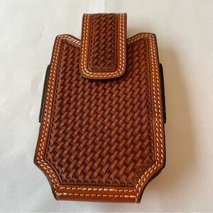 Twisted-X Western Floral Tooled Rodeo Cell Phone Case